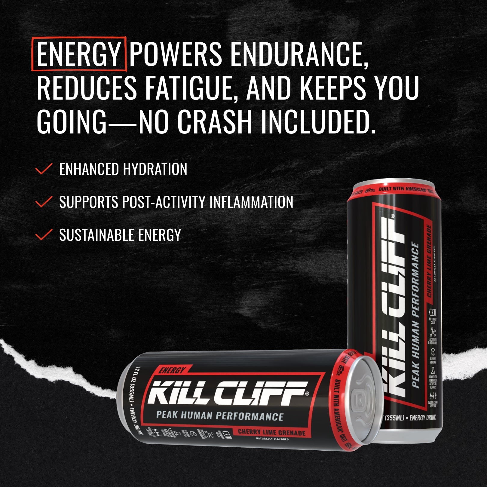 Kill Cliff ENERGY Cherry Lime Grenade