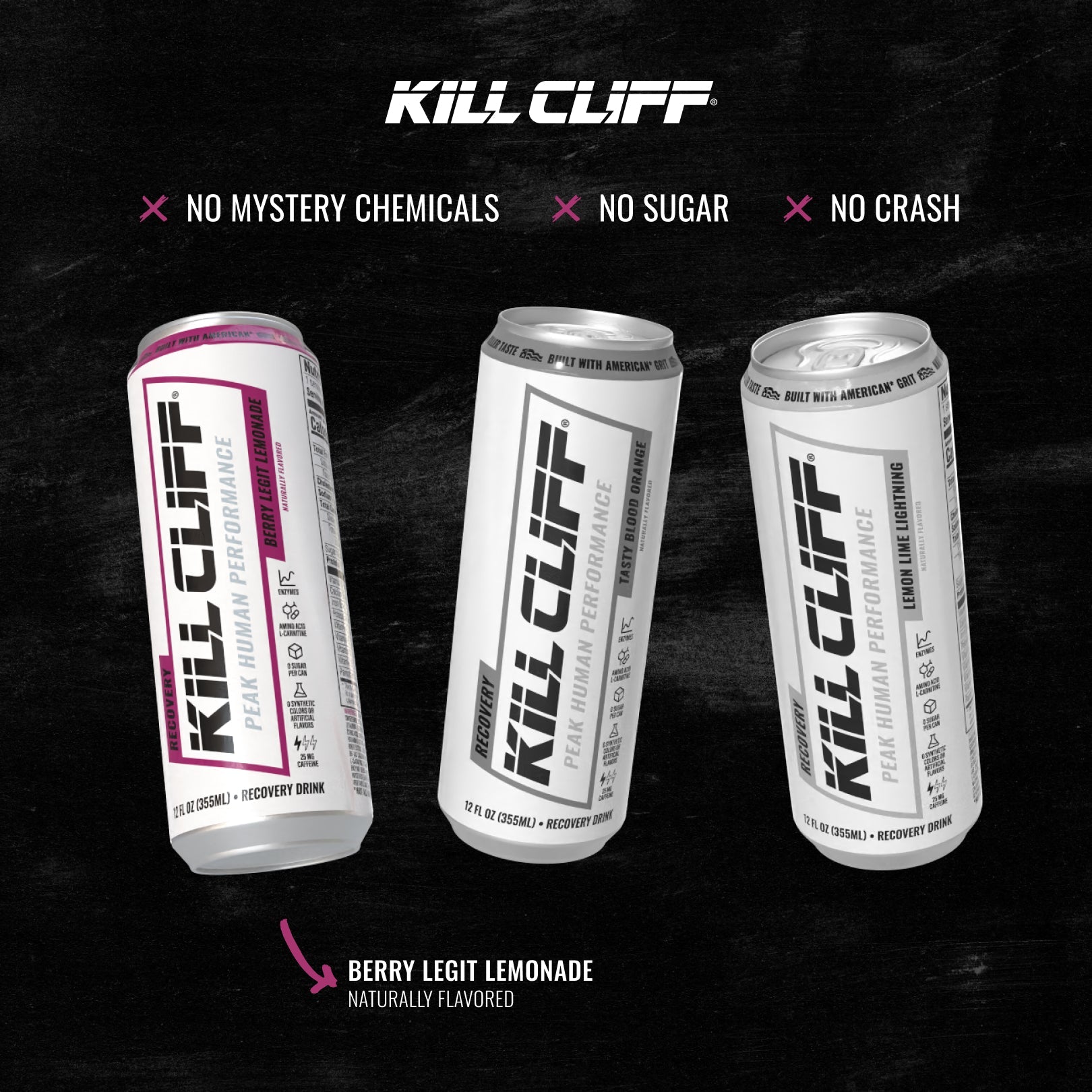 Kill Cliff RECOVERY Berry Legit Lemonade